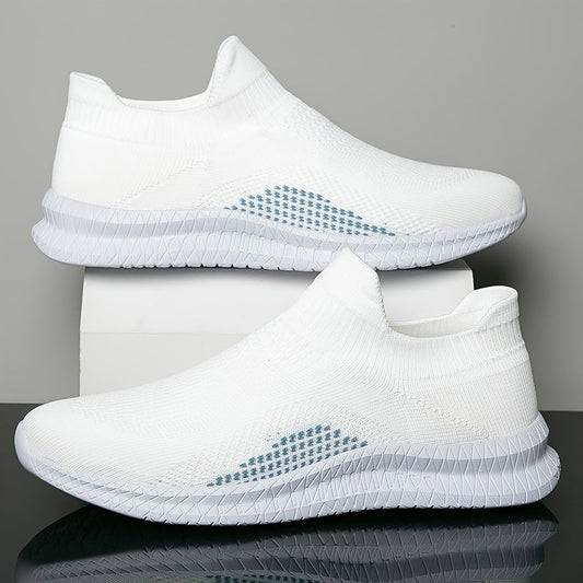 Herrar Sneakers Lättviktiga Slip-On Vardagslöparskor Streetstil