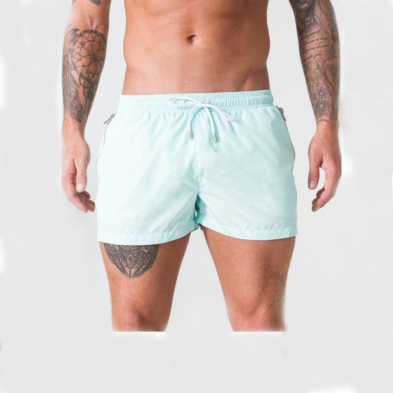Herr Badbyxor Korta Sportiga Simshorts – Perfekt för Strand och Träning