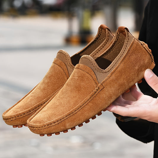 Herrloafers Slip-on Elegant Stil För Vardag och Bilkörning