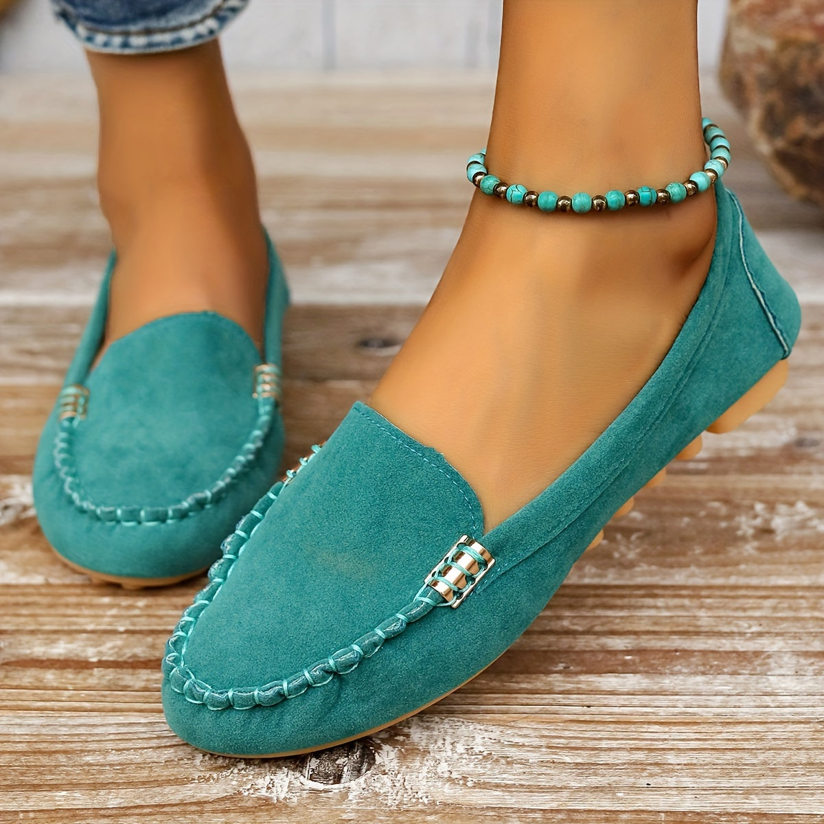 Damloafers Slip-on Klassiska Vardagsskor Bekväma och Stilrena