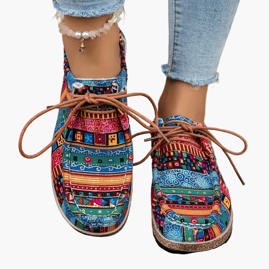 Damloafers med vintageinspirerat mönster – Bekväma vardagsskor med brogue-detaljer