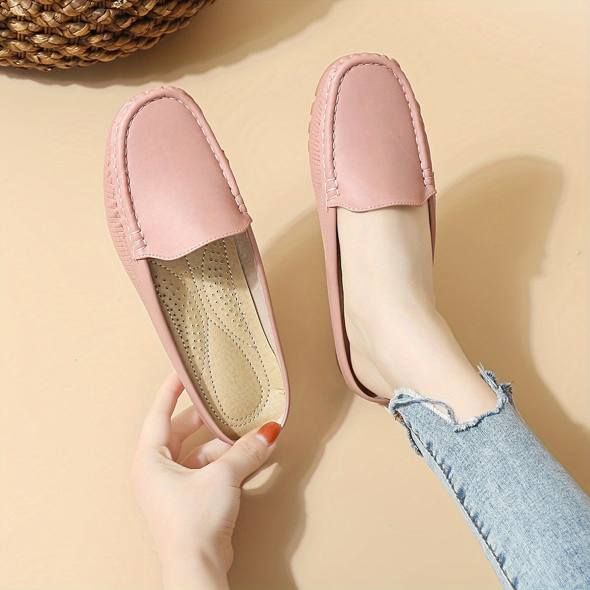 Damloafers med klassisk preppy-stil och komfort för vardagsbruk