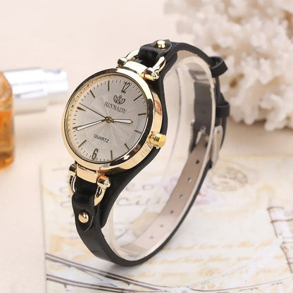 Damklocka vintage stil elegant vardagsur quartz