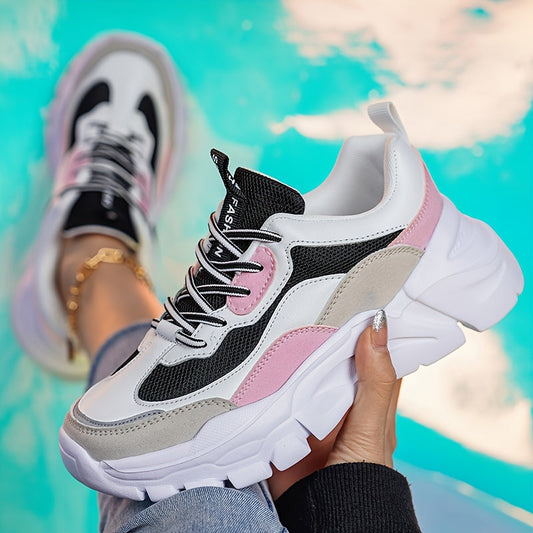 Dam Sneakers Chunky Stil Sportmode Fritidssko