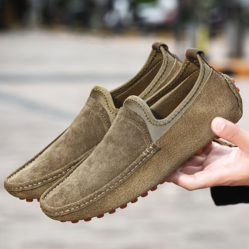 Herrloafers Slip-on Elegant Stil För Vardag och Bilkörning