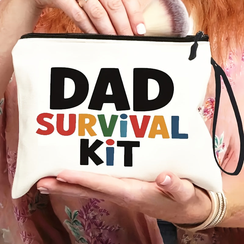Herr Necessär Dad Survival Kit – Rolig Present till Pappa, Praktisk Förvaring för Vardag och Resa