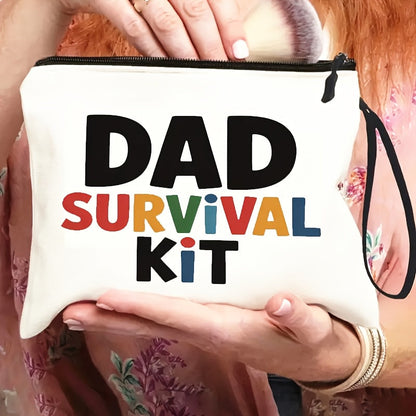 Herr Necessär Dad Survival Kit – Rolig Present till Pappa, Praktisk Förvaring för Vardag och Resa