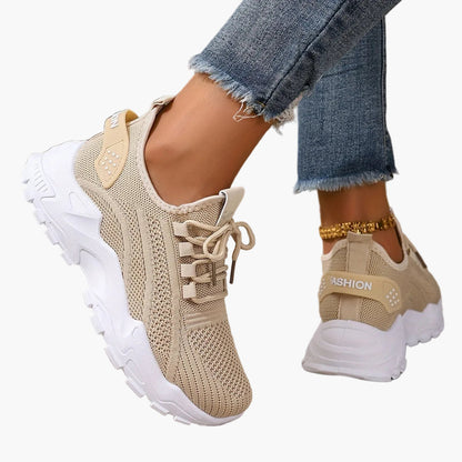 Dam Sneakers Sportig Stil Löparskor för Vardagsbruk och Träning