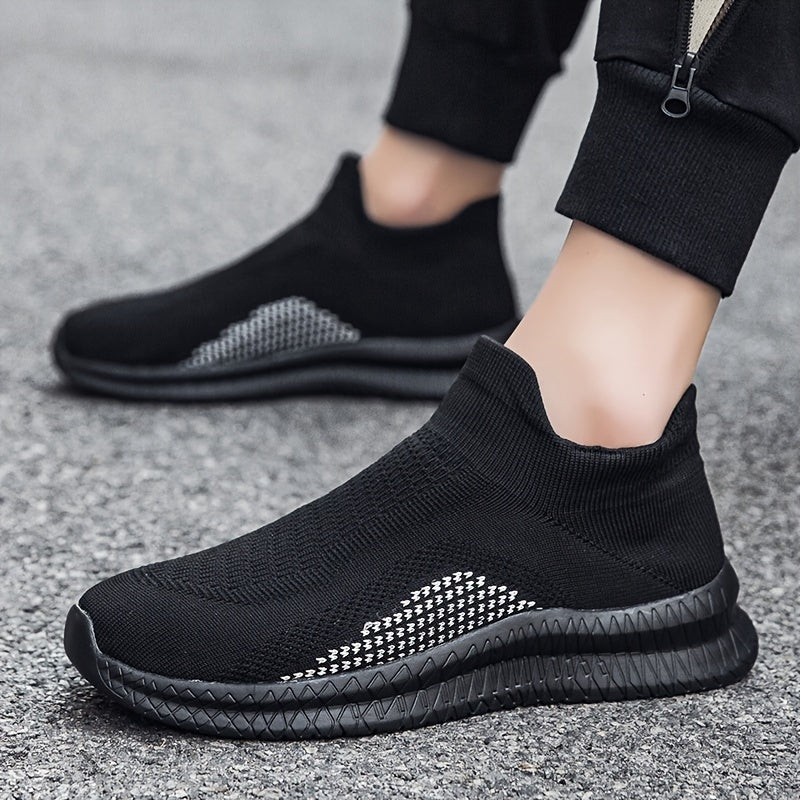 Herrar Sneakers Lättviktiga Slip-On Vardagslöparskor Streetstil