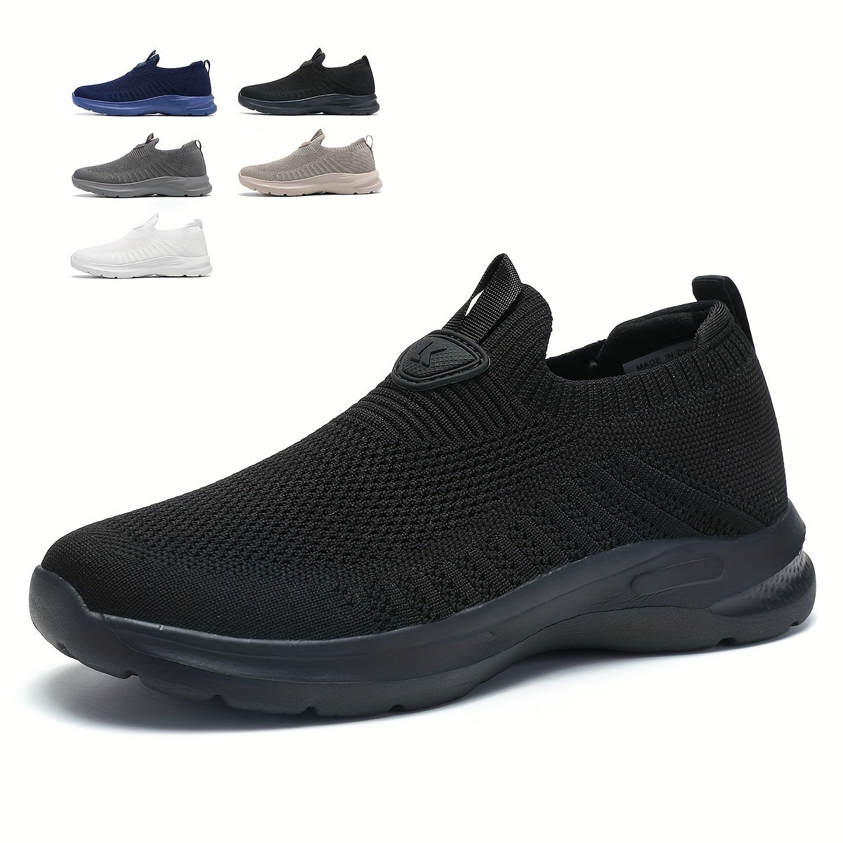 Herr Slip-on Sneakers Sportiga Vardags- och Träningsskor