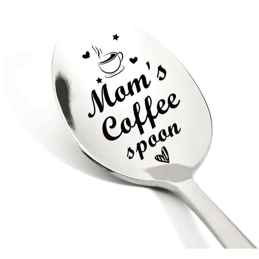 Mammas Kaffesked – Personlig Gåva för Kvinnor, Rolig och Kärleksfull Köksaccessoar