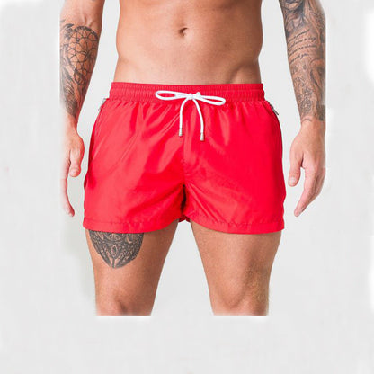 Herr Badbyxor Korta Sportiga Simshorts – Perfekt för Strand och Träning
