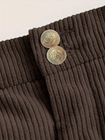Dam Kjol Plisserad A-linje Elegant Vardagsstil