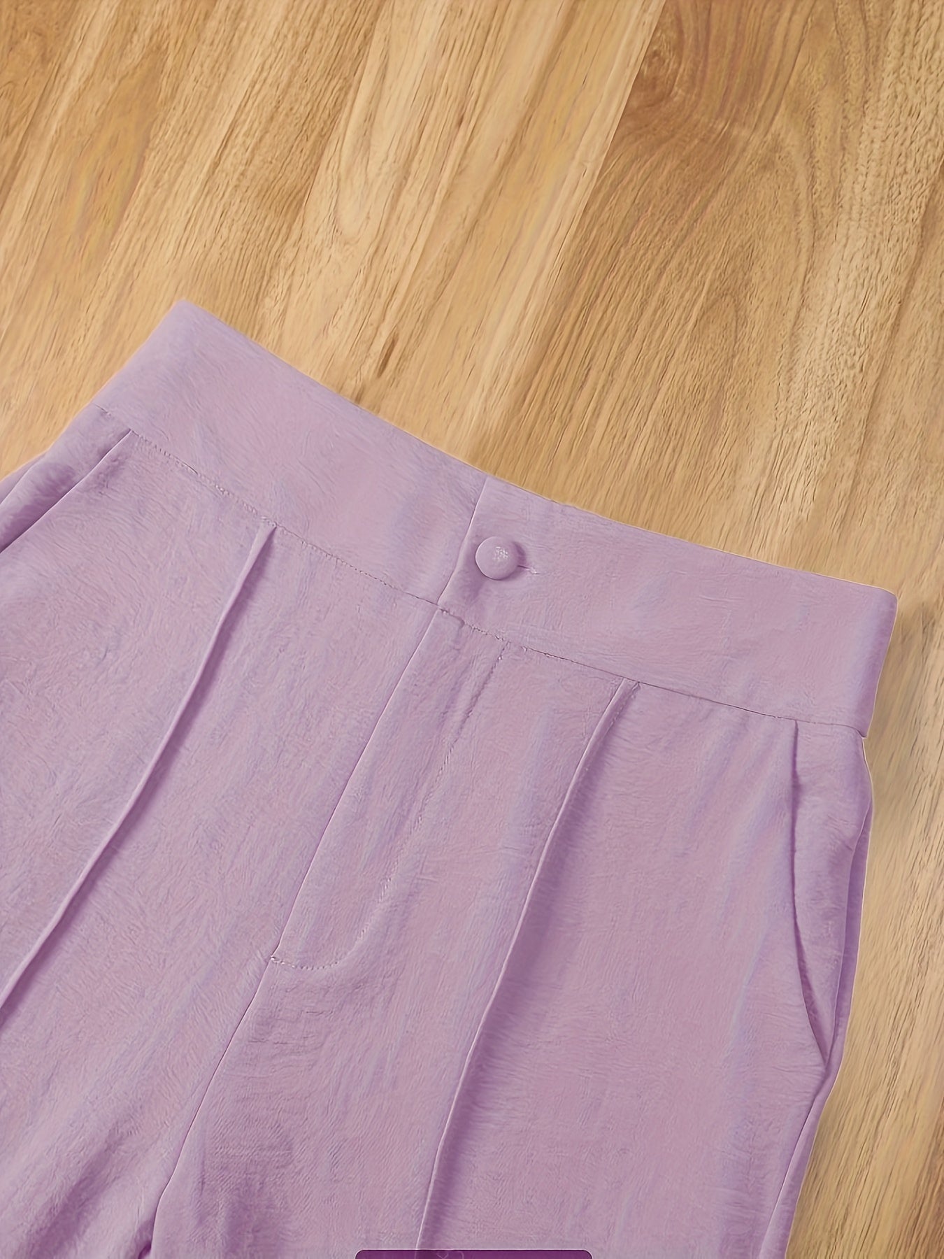 Damset – Elegant ärmlös topp och vida byxor, perfekt för vår och sommar