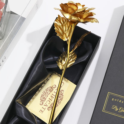 Elegant Dekorativ Evighetsros i Presentbox – Perfekt Gåva för Kvinnor, Romantisk Inredning och Jubileum