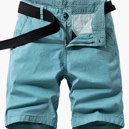 Herr Bermuda Shorts med Bälte – Avslappnad Stil för Sommar och Fritid