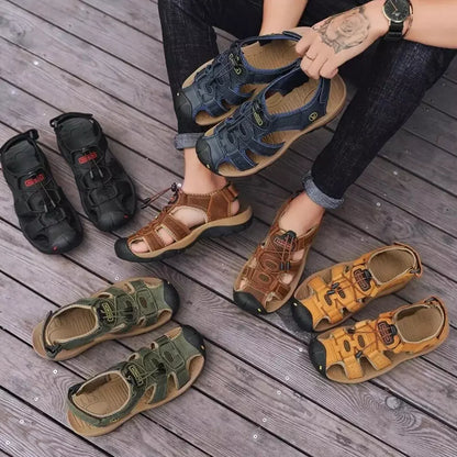 Herrsandaler Sport Outdoor – Vattentåliga och Ortopediska Sandaler för Vandring och Fritid