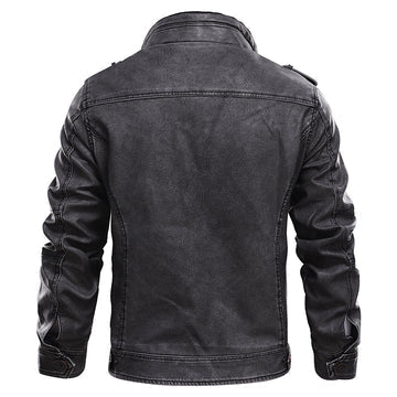 Herrjacka i bikerstil – Modern och mångsidig jacka för vardag och fest