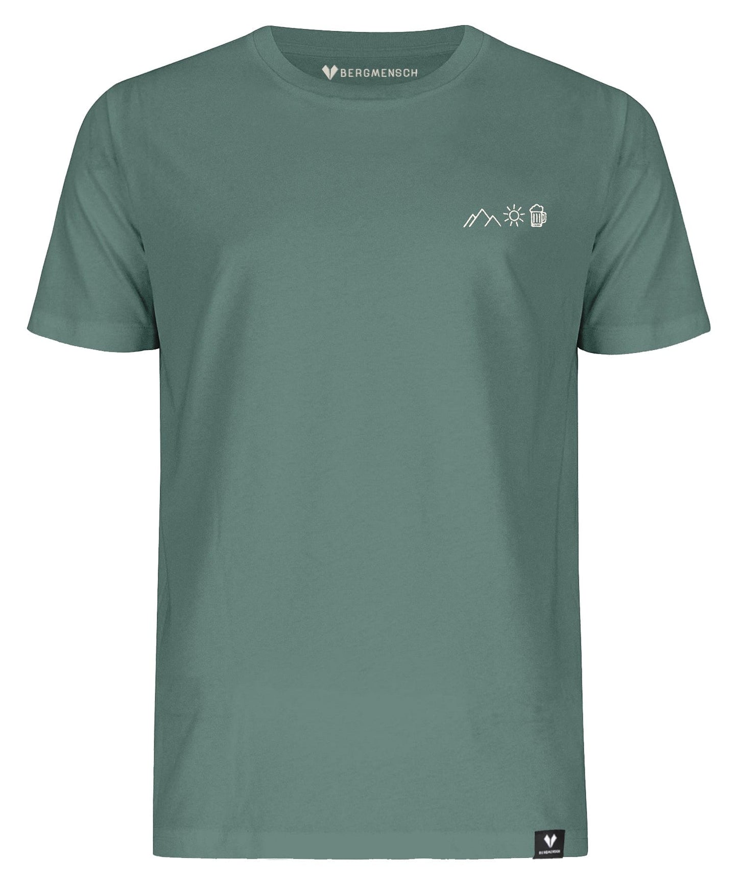 Shannon – Unisex Premium Ekologisk Skjorta med Bergsol Broderi