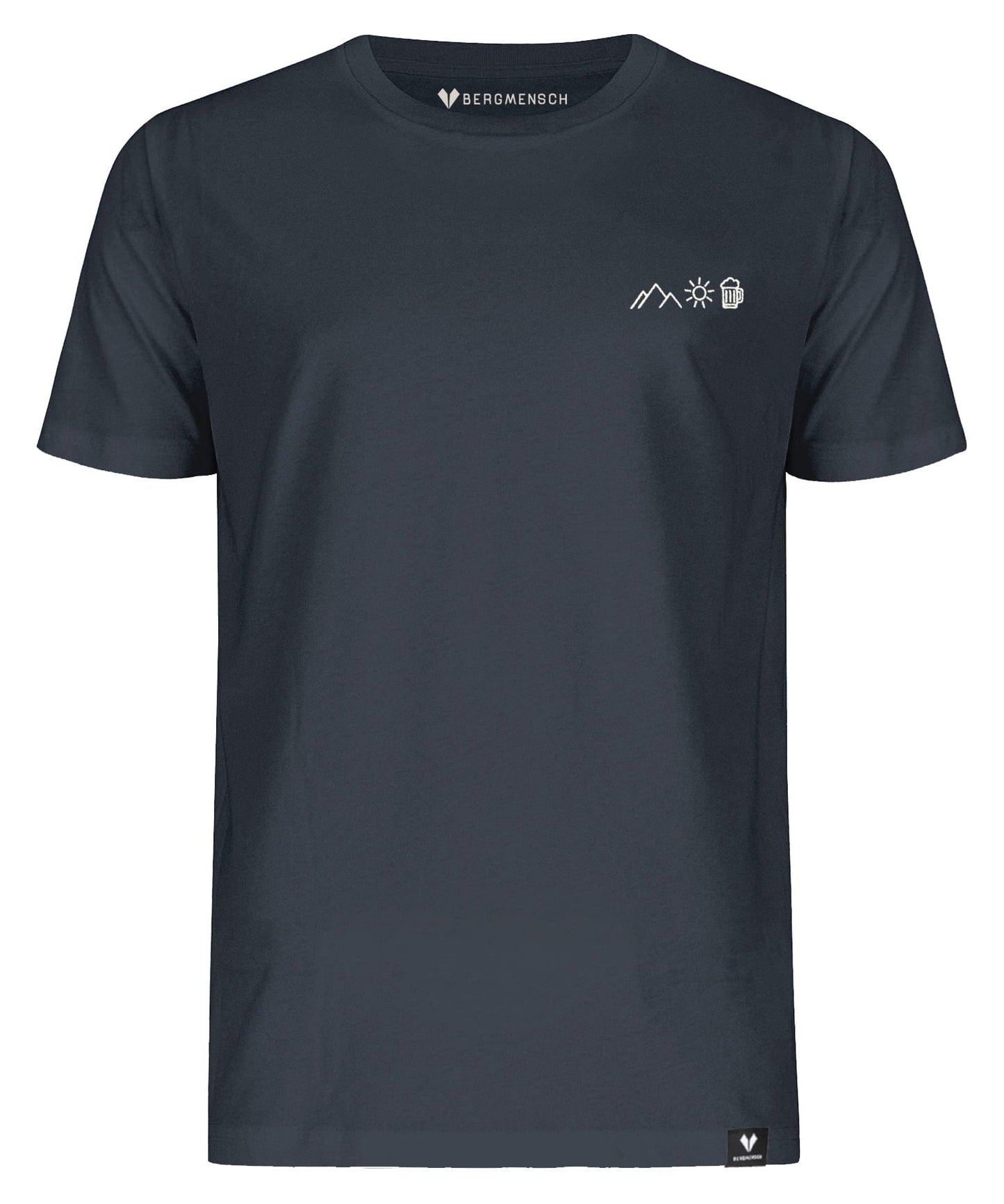 Shannon – Unisex Premium Ekologisk Skjorta med Bergsol Broderi