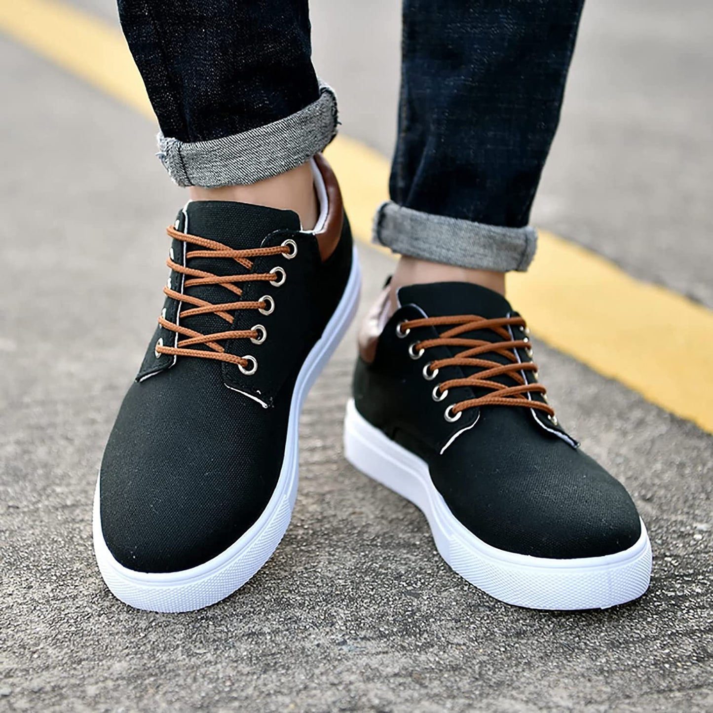 Herr Sneakers Klassisk Stil Bekväma Allround Skor