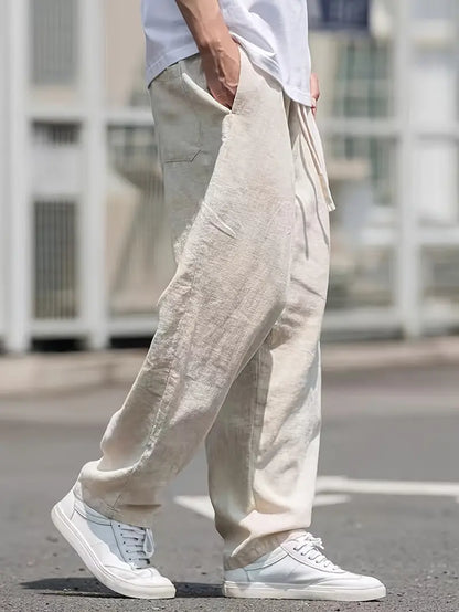 Herr Baggy Byxor – Avslappnad Streetwear Stil för Vardag och Fritid