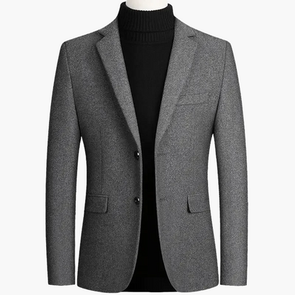 Herr Blazer Kavaj – Klassisk Affärs- och Feststil för Män