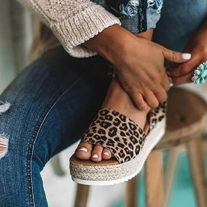 Dam Espadrille Plattformssandal – Trendiga Sommarsandaler för Vardag och Resa