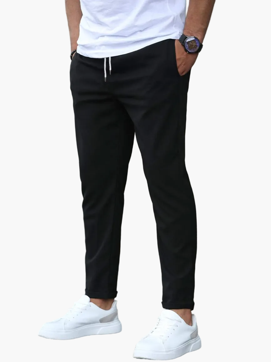 Herrbyxor – Slim Fit Jogger Stil för Arbete och Fritid