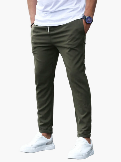 Herrbyxor – Slim Fit Jogger Stil för Arbete och Fritid