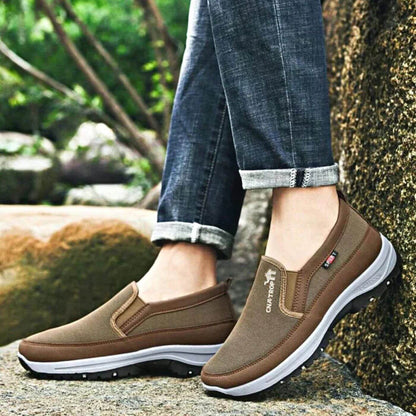 Herrskor Slip-on Sportiga Vardagsskor för Promenad och Fritid