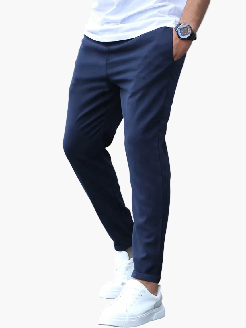 Herrbyxor – Slim Fit Jogger Stil för Arbete och Fritid