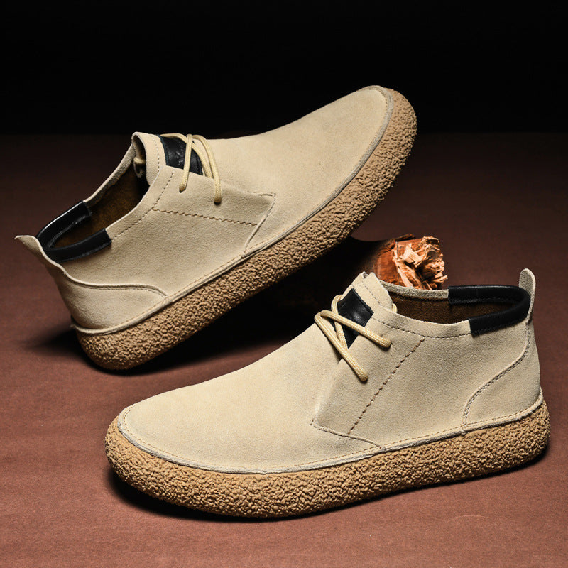 Herr Sneakers Mid-Top Bekväma Promenadskor Urban Stil