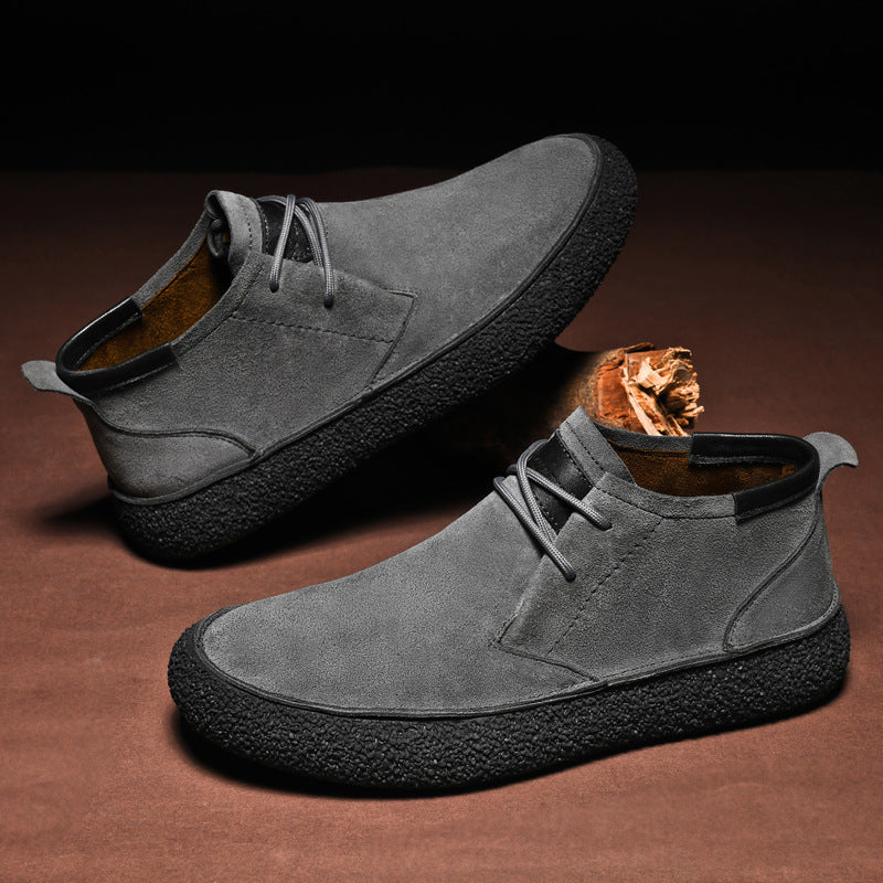 Herr Sneakers Mid-Top Bekväma Promenadskor Urban Stil