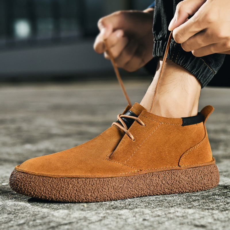 Herr Sneakers Mid-Top Bekväma Promenadskor Urban Stil