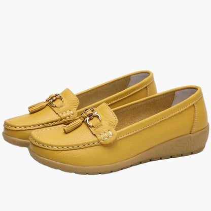 Dam loafers med tofsar – Komfortabla och stilrena vardagsskor