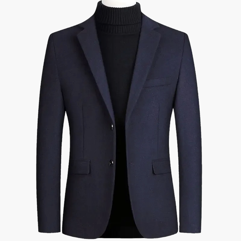 Herr Blazer Kavaj – Klassisk Affärs- och Feststil för Män