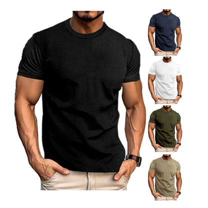 Herr T-shirt i avslappnad sportstil – Perfekt för träning och vardag