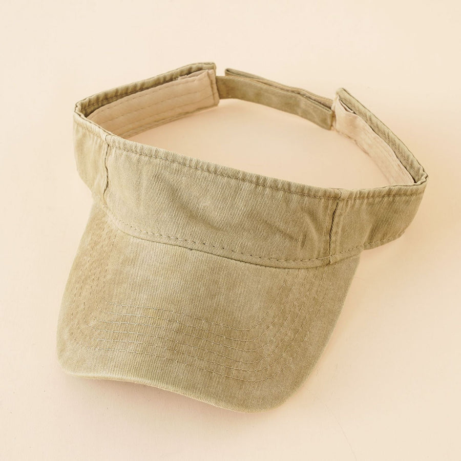Unisex Solskärm Smutsig Färgjusterbar Sportkeps