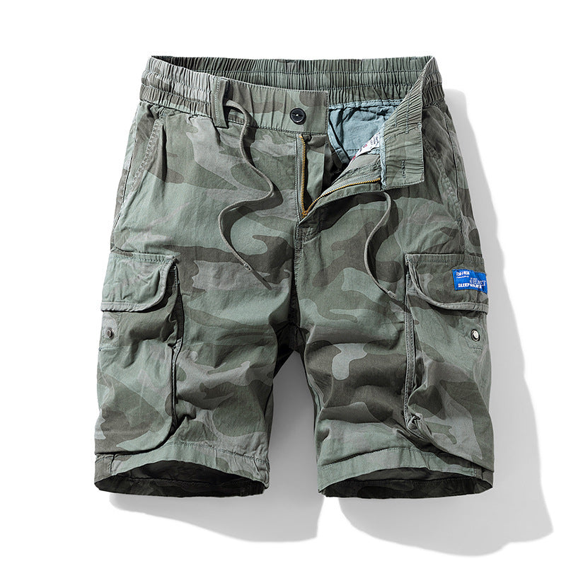 William – Kamouflage Ny Arbetskläder Sportshorts för Män
