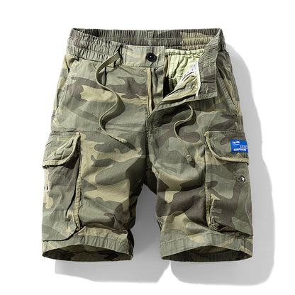 William – Kamouflage Ny Arbetskläder Sportshorts för Män