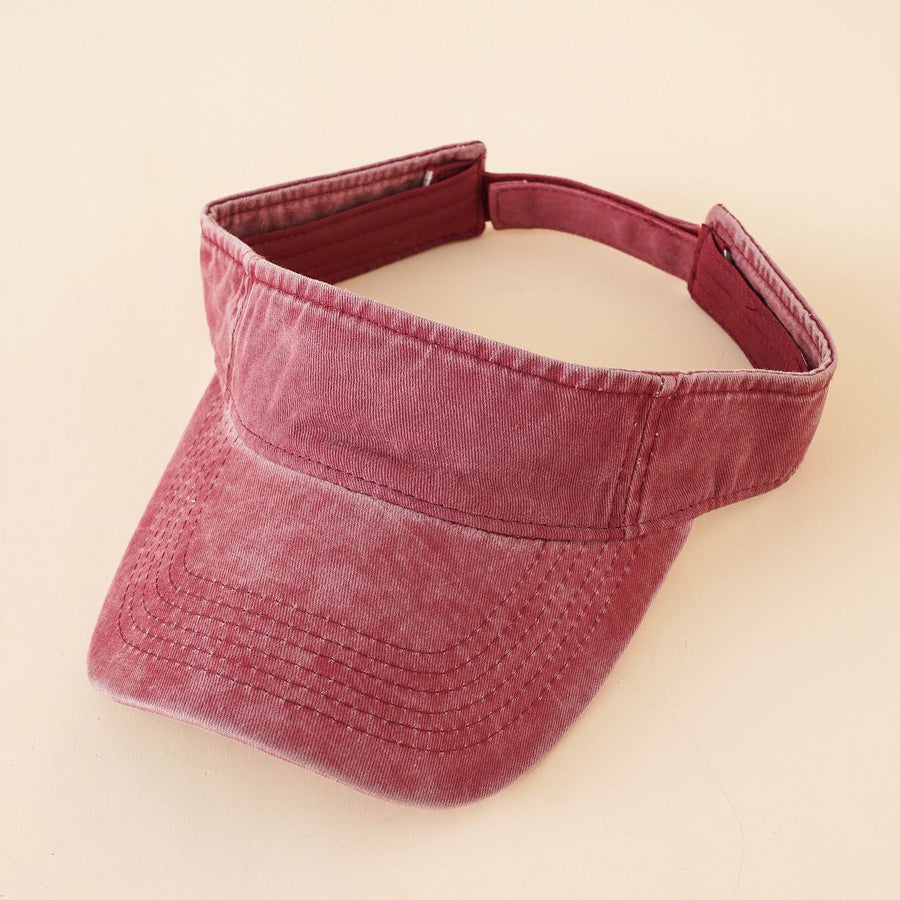 Unisex Solskärm Smutsig Färgjusterbar Sportkeps