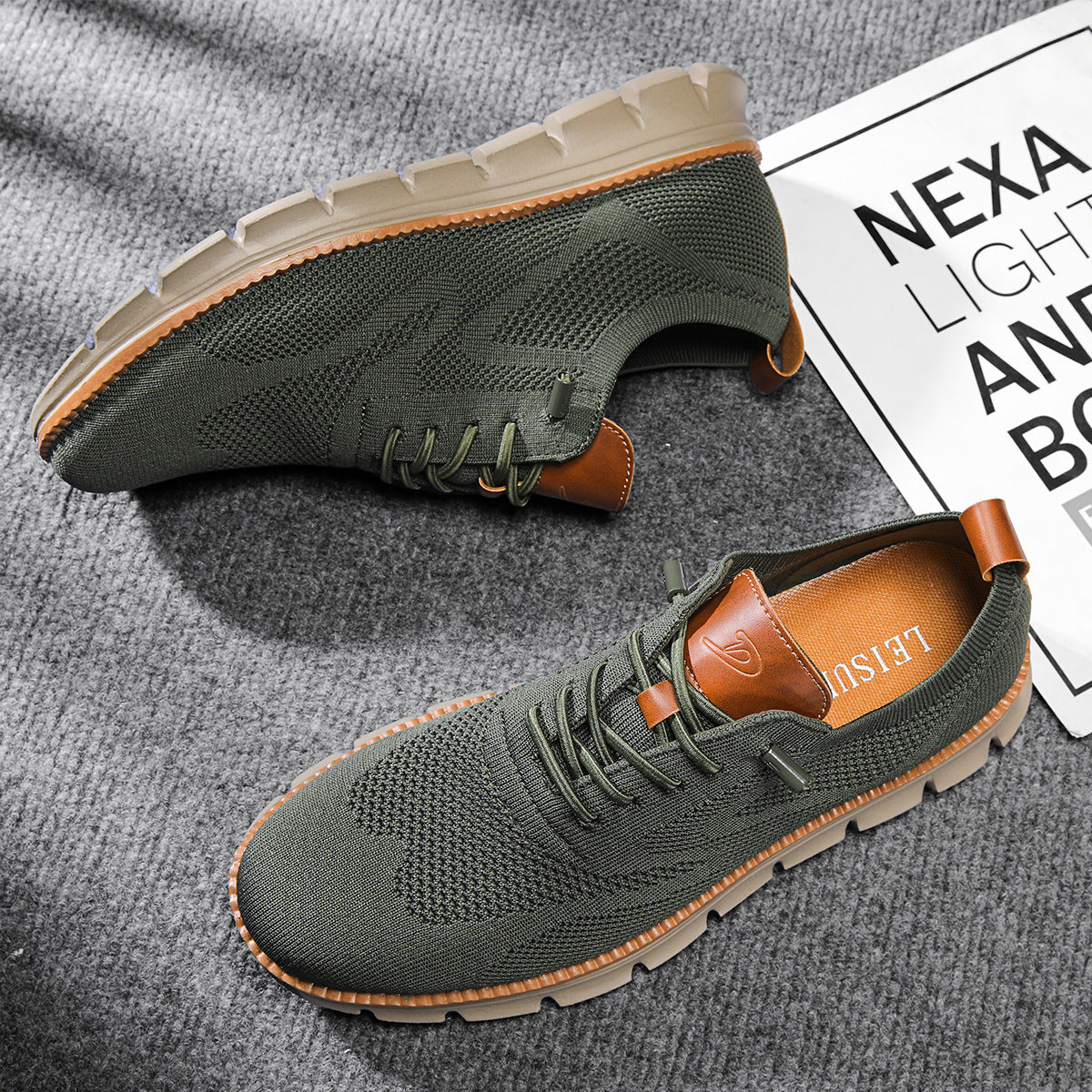 Herr Sneakers – Sportiga och Stilrena Vardagsskor med Extra Komfort och Stöd