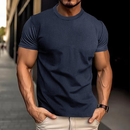 Herr T-shirt i avslappnad sportstil – Perfekt för träning och vardag
