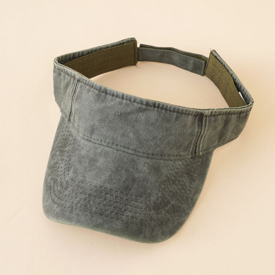 Unisex Solskärm Smutsig Färgjusterbar Sportkeps