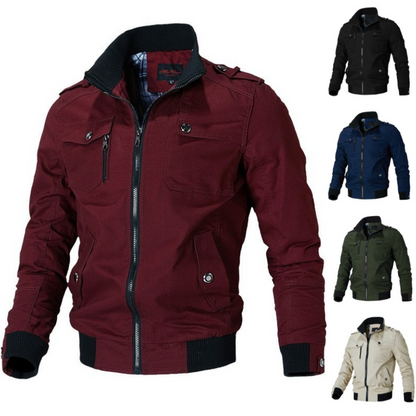 Herrjacka Bomber – Modern Stil och Mångsidig Sommarjacka för Vardag och Fritid