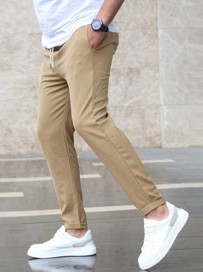 Herr Joggers Slim Fit – Sportiga och Eleganta Byxor för Vardagsbruk och Träning