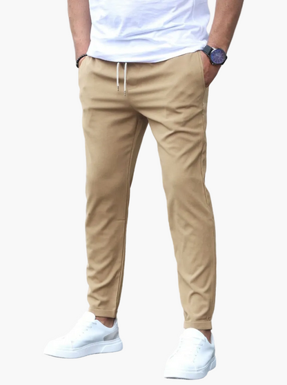 Herr Joggers Slim Fit – Sportiga och Eleganta Byxor för Vardagsbruk och Träning