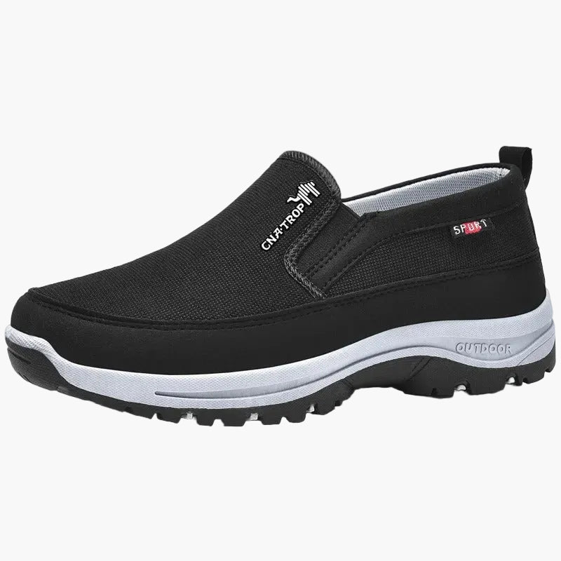 Herr Ortopediska Slip-On Promenadskor – Bekväma och Lätta att Ta På