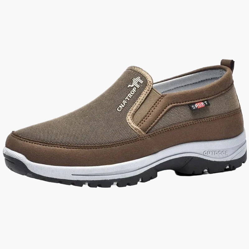 Herr Ortopediska Slip-On Promenadskor – Bekväma och Lätta att Ta På